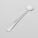 Spoon for spices "novelty", h = 12.5 cm, thickness of 1.2 mm, simplified processing, silver color