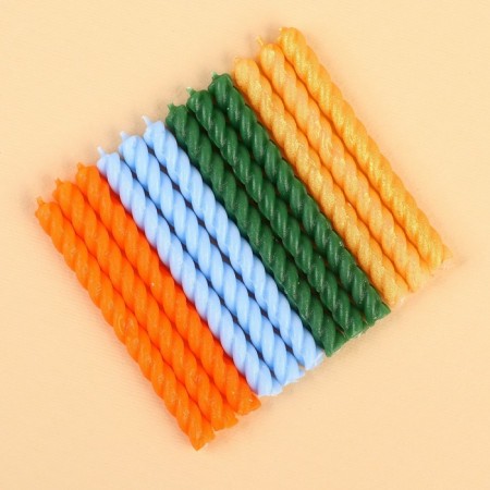 Set of candles for the cake "Happy Birthday", 12 pieces, gravity farz-9