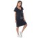 Women's dress, size 44, black color