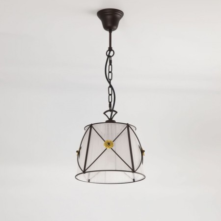 Suspended Citilux “Dresden” CL409212, 28x28x40 cm, 1x100W, e27, brown color-6