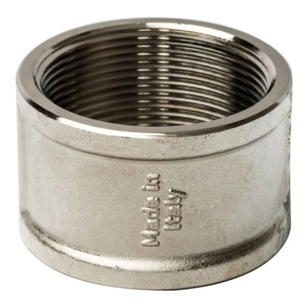 The coupling Stout SFT-0006-000022, 2 ", internal/internal thread, nickelled brass