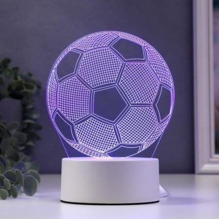 Light "Football" LED RGB from the network 9.5x12.5x16 cm