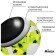 Ball football minsa lime, PU, ​​hybrid stitch, size 5