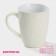 Mug ceramic share "Lilu", 190 ml, beige color