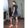 Female T -shirt, size 42, black color