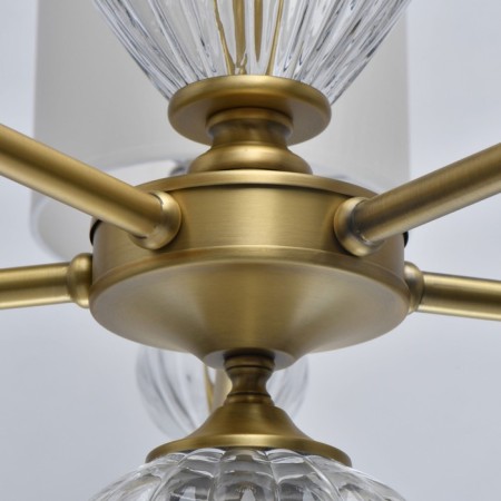 The Odelia chandelier, size 88x312x88 cm, 200W 5XE27 IP 20-13