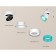 A set of a swing overflower lamp with a composite crystal Ambrella Light, Techno, XM8101043, white sand color
