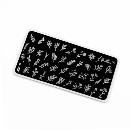 TNL Premium stamping plate "Flower tango"