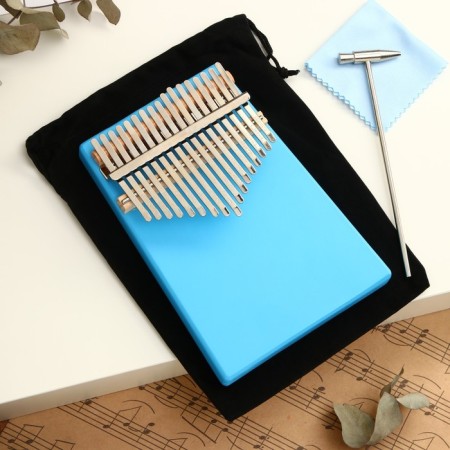 Musical instrument Kalim, blue, 17 notes