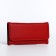 Women's wallet on magnet, red color