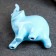 Pot "Elephant Gideon" Blue, 14.5x7.5x12cm