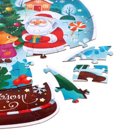 Figure puzzle in a metal box "Forest Friends", 60 parts-2