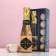 New Year. New Year's gift set, shower gel 250 ml and bath bombs 5x40 g, champagne aroma