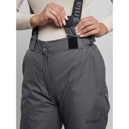 Semi -combinezone ski insulated female winter, size 44, color gray color-17