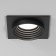 Builtrous lamp Elektrostandard, Senso, 90x90x30 mm, GU10, black color