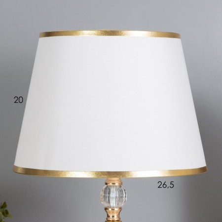 Eleanor desktop lamp 1x40W E27+backlight, gold 27x27x45cm-2