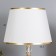 Eleanor desktop lamp 1x40W E27+backlight, gold 27x27x45cm