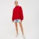 Jumper female minku: Casual Collection Red color, rr 48