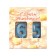 Candle in the cake anniversary "line" (set 2 in 1), number 65 /56, blue metallic, 6.5 cm