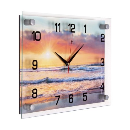 Watching clock, interior: sea, "sea dawn", 25 x 35 cm-1