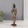 Souvenir Polystone "Buddha - Anjali -Mudra" Gray 6x7x23.5 cm