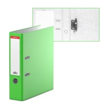A4, 70 mm registrar, Erichkrause Neon, with arched mechanism, green