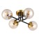 Ceiling chandelier Citilux "Pamela" CL144145, 4x40W, E14, colorful color