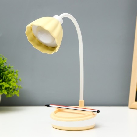Linei table lamp LED 2W USB AKB yellow 10.5x10.5x37 cm Risalux-5