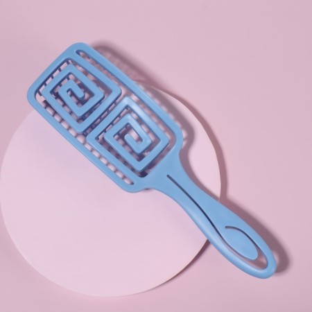 The comb massage, rubberized handle, ventilated, 6.3 × 22 cm, color mix-3