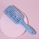 The comb massage, rubberized handle, ventilated, 6.3 × 22 cm, color mix