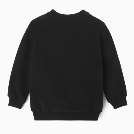 Sweatshirt for a boy, black color, height 134 cm-5