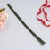 Floristic wire in a green -paper "green", length 36 cm, 0.3 mm, set 20 pcs