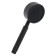 Shower watering can Zein Z058, 1 mode, d = 80 mm, microdulatory, stainless steel, black