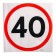 Light traffic light, with signs, fixes