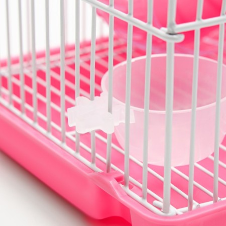 A cell for rodents equipped RT-2C, 23 x 16.5 x 20 cm, pink-4