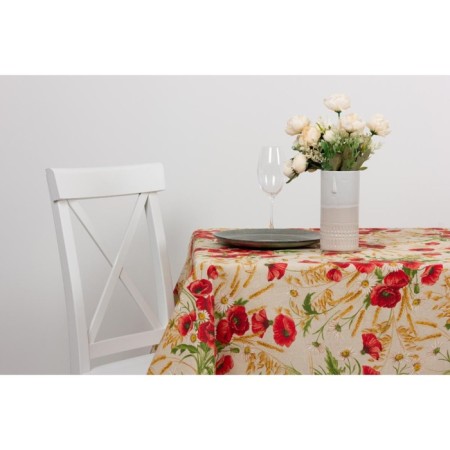 Mirha tablecloth "Papavero", 140x180 cm-1
