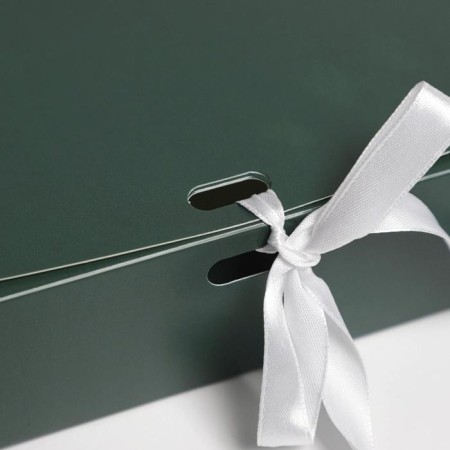 Gift folding box, packaging, "Emerald", 20 x 18 x 5 cm-2
