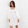 Women's dress with a bow Mist, p. S, white