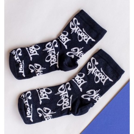 Teenage socks, size 22, black color