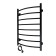 Electric towel "Sanprise" Classic P8, 500x800 mm, left, black