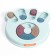 Intellectual toy for treats "paw", 24 x 23.5 x 3 cm, blue