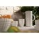 GUZZINI TIFFANY glass, 350 ml, milk-white color