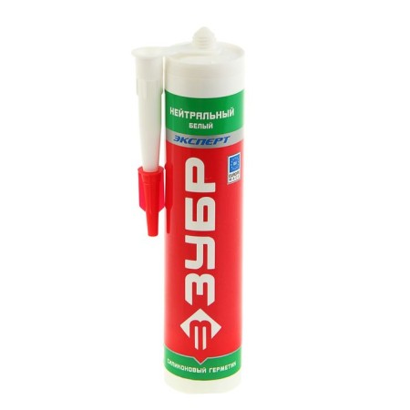 Silicone sealant "Zubble" expert, neutral, white, 280 ml