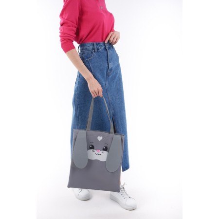Bag Schoper "Bunny", 34.5 x 0.5 x 39 cm gray-6