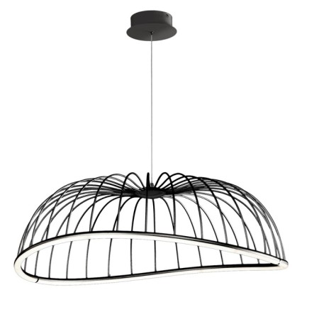 Suspended chandelier Mantra Celeste, Led, 2800lm, 3000k, 350 mm, black color