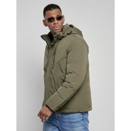 Sports male winter, size 58, khaki color-7