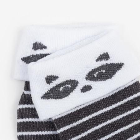 Children's socks with a gate crumb I am a “raccoon”, size 10-12 cm-2