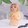 Souvenir "Angel with a kitten", 11 cm, Mayolik
