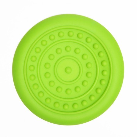 Frisby "UFO", 18.6 cm, hard thermoplastic rubber, green-4