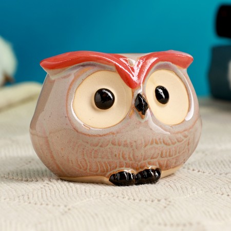 Pot "Boom owl" 8x6x5.5cm-1